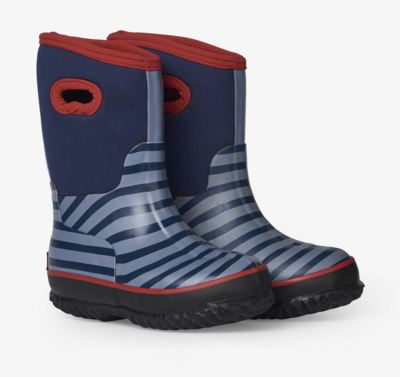 Blue Stripe All Weather Boots