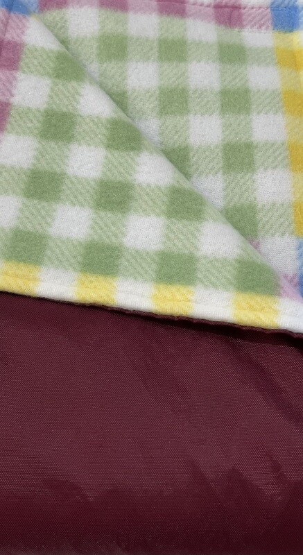 MROB multi plaid on burgundy