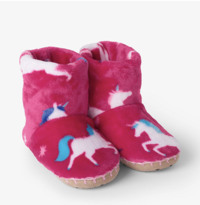 Twinkle unicorns fleece slippers