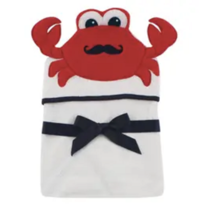 Hudson Baby Crustacean Hooded Towel
