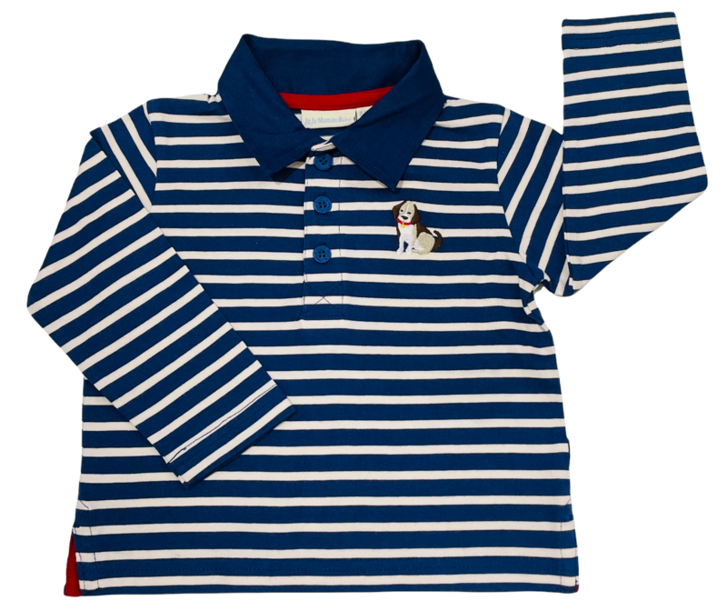 embroidered polo l/s tees 6-12