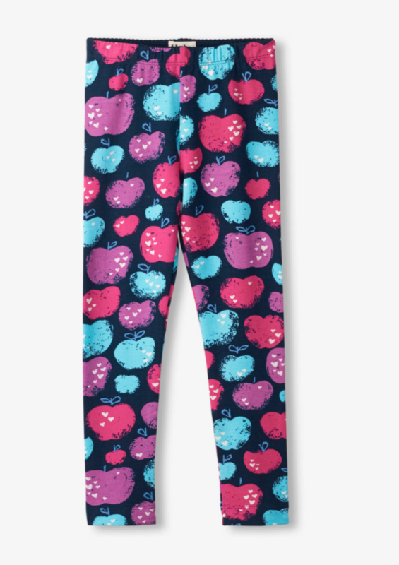 Stamped apples leggings