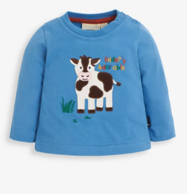 Udderly Adorable Baby Top BLU36