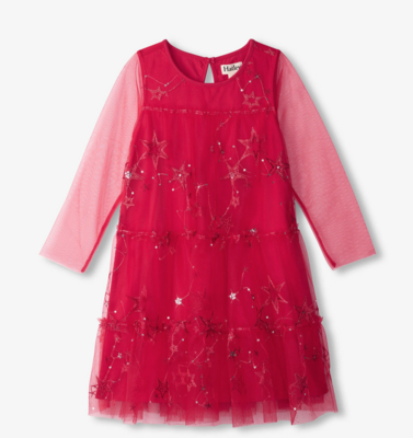 Twinkle Galaxy Holiday Tulle Dress