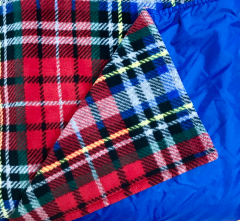MROB  royal/Red Plaid
