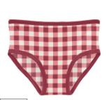 Kickee Pants Underwear Wild Strawberry Gingham