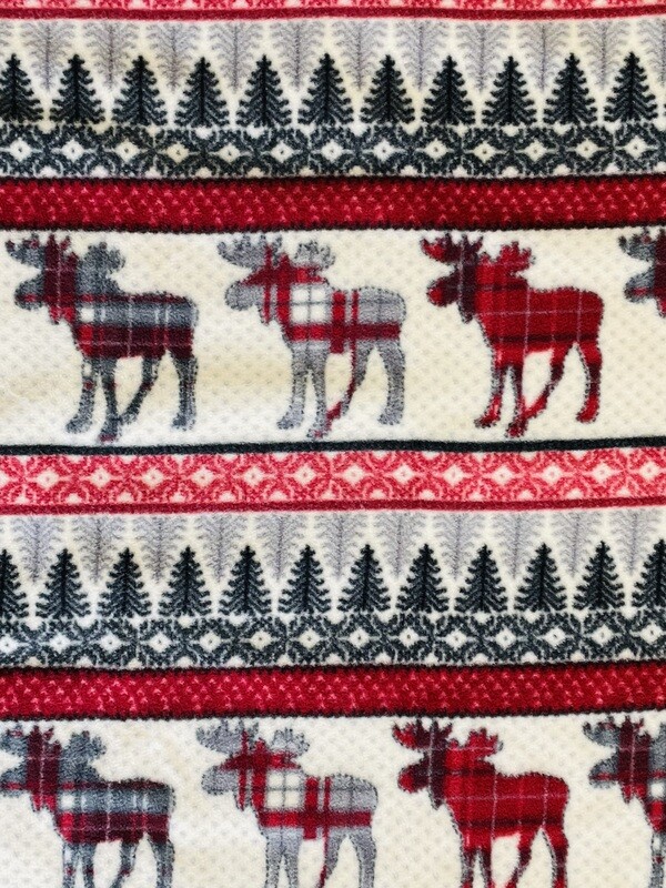 MROB Red faire Isle moose on Grey
