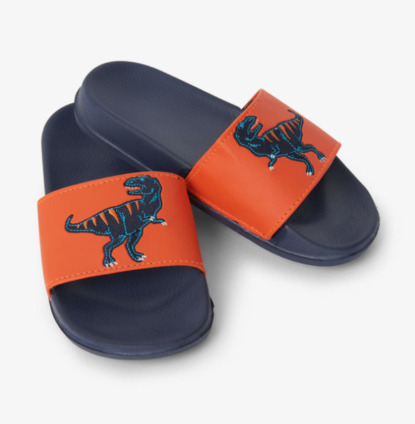 Dino Silhouettes Slide On