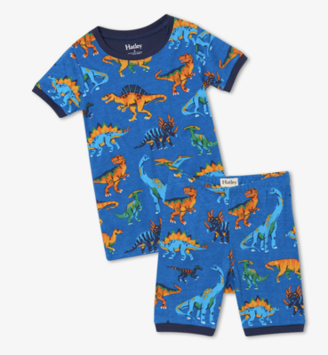 Dino Park Organic Cotton Short Pajama Set