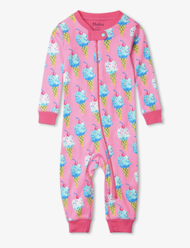 Ice Cream Cones Organic Cotton Coverall