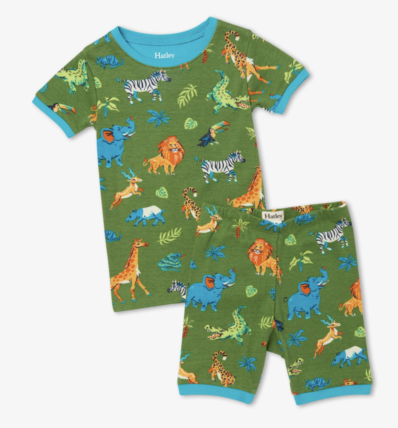 Safari Adventure Organic Cotton Short Pajama Set