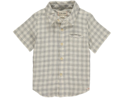NEWPORT short sleeved shirt  grey plaid