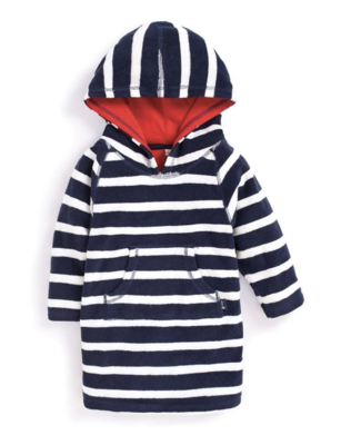 Stripe Towelling Pull On Navy 12-24 mos
