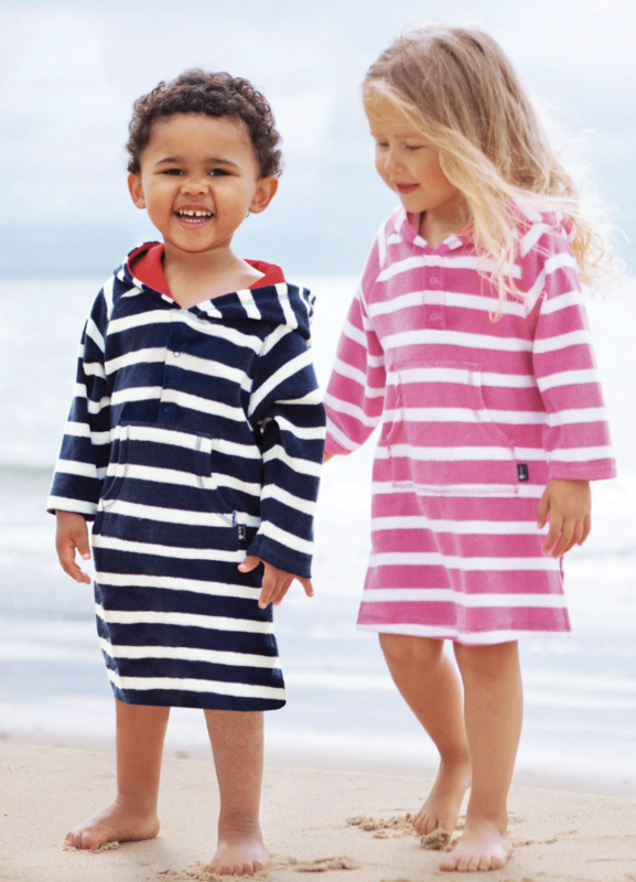 Stripe Towelling Pull On orchid 2/3 yrs