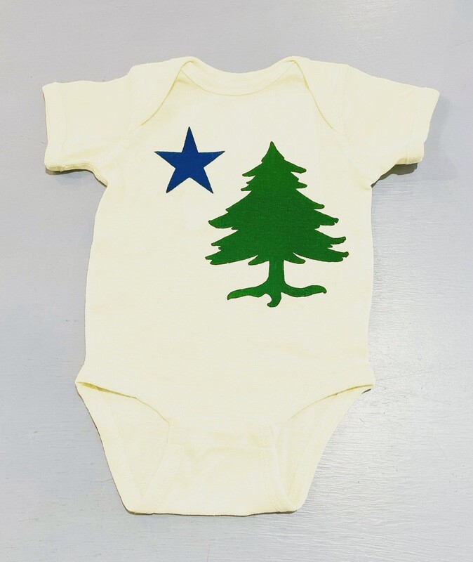 1901 Maine Flag bodysuit