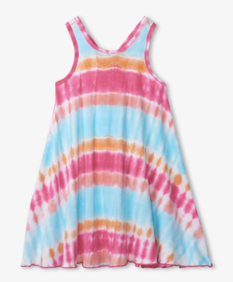 Summer tie Dye trapeze dress