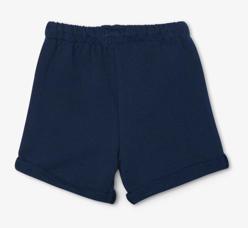 Navy Toddler Pull On Shorts