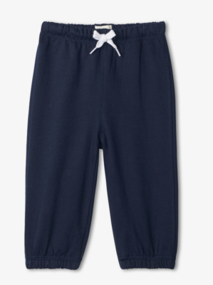 Navy french terry baby jogger