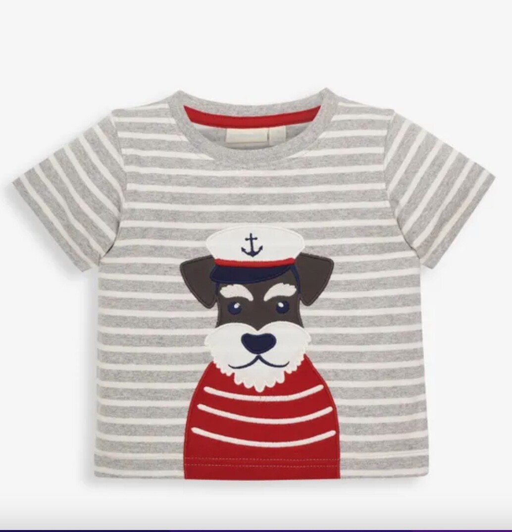 Nautical Dog Applique T-Shirt 18-24 mos.