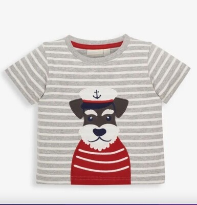Nautical Dog Applique T-Shirt 2/3