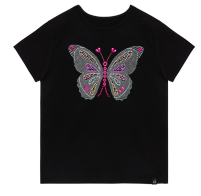 Anthracite Butterfly Tee D30H75