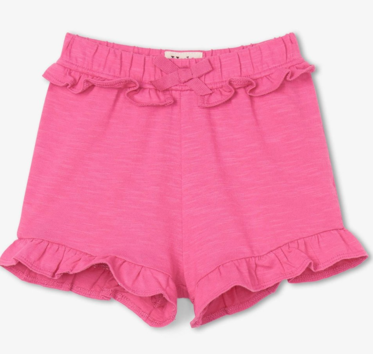Pink Baby Ruffle Shorts