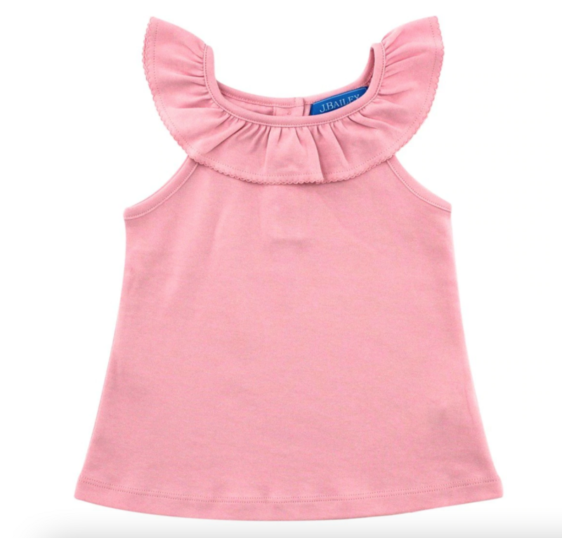 Ruffle Tee Light Pink