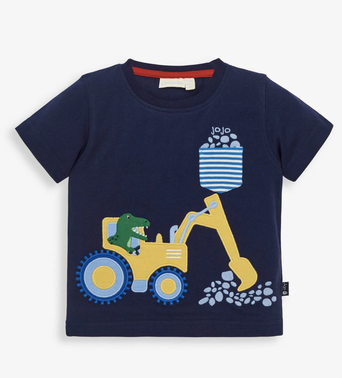 T-Rex & Digger Applique T-Shirt 2/3