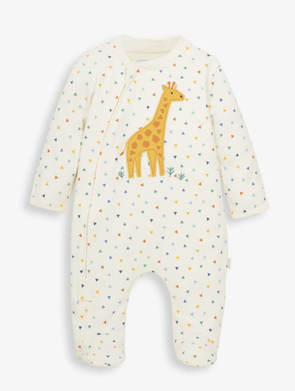 Giraffe Appliqué Zip Sleepsuit CRE69
