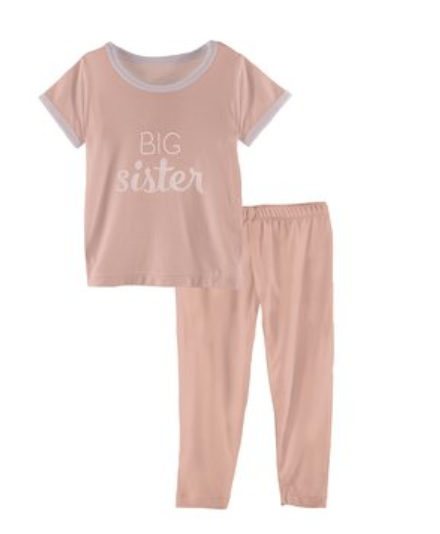 s/s Blush Big Sister Pajama