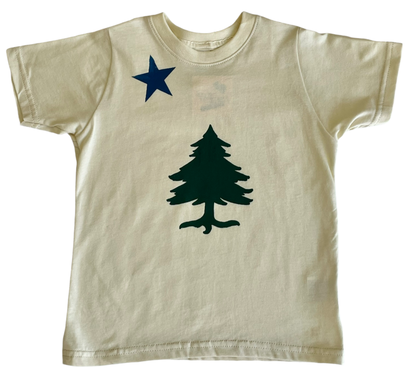 1901 Maine Flag  Adult T-shirt