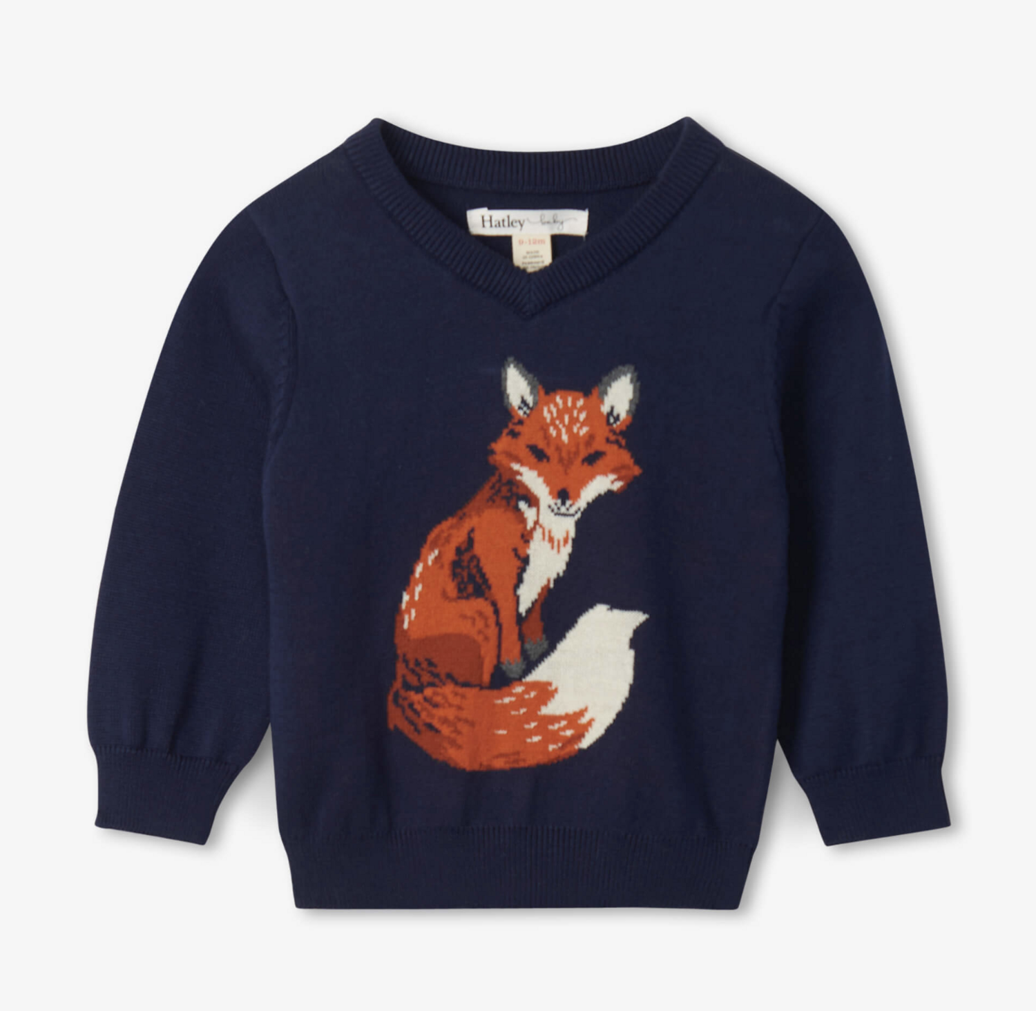 clever fox baby sweater