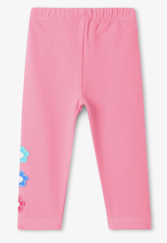 colorful daisies baby leggings  carnation