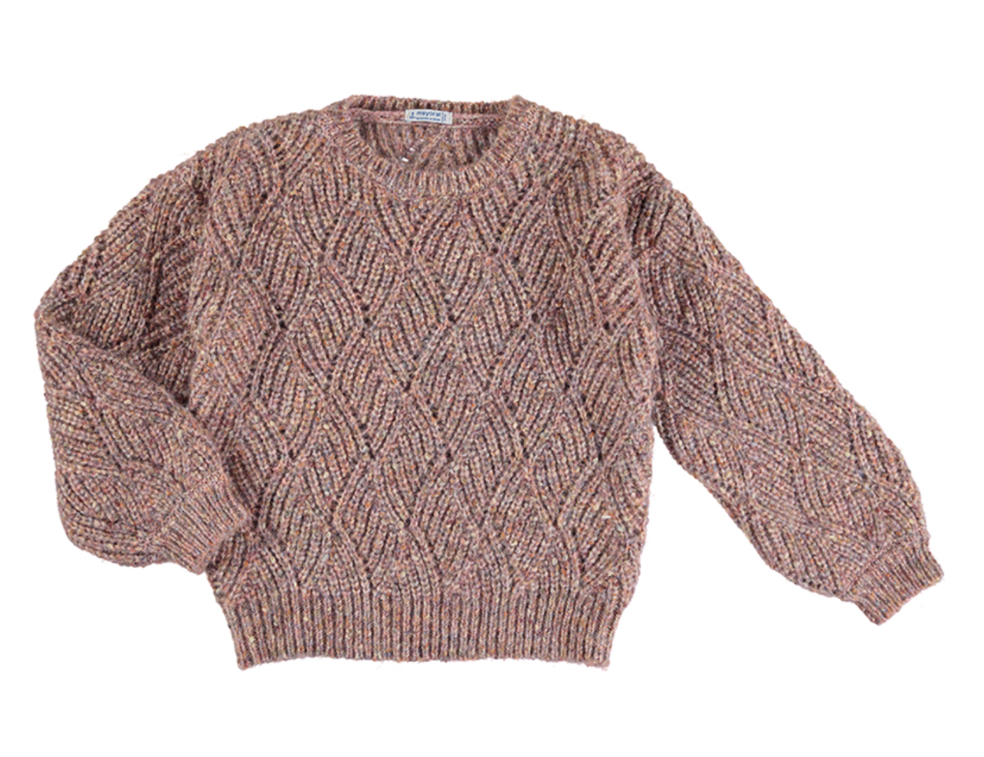 Mayoral multicolor sweater blush