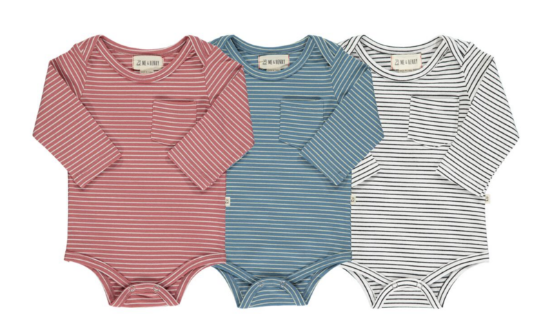 Striped Tellico onsie/tee