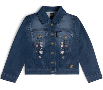 Denim Jacket with Embroidery E20H50