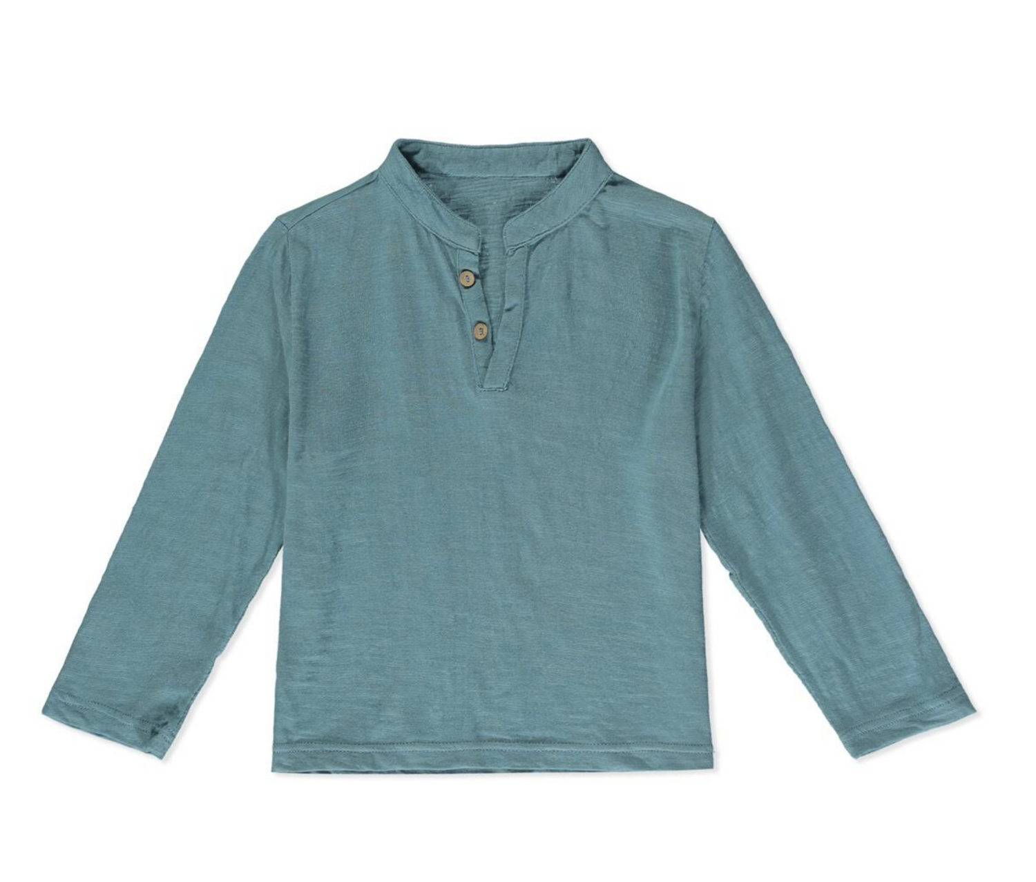 Teal Henley Shirt