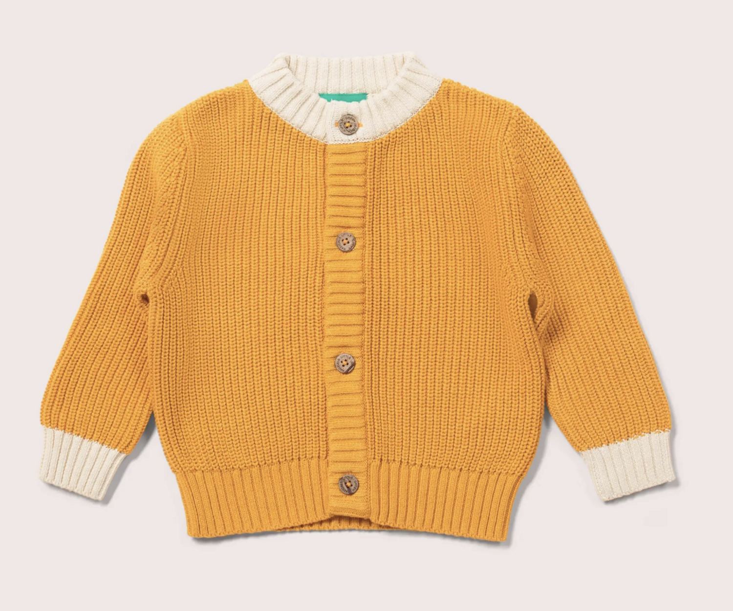 From One to Another Gold Snuggly Knitted Cardigan