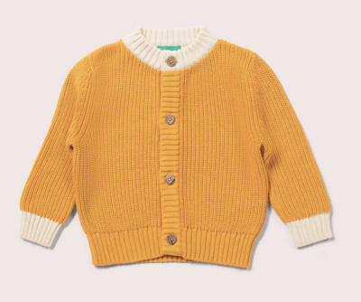 From One to Another Gold Snuggly Knitted Cardigan