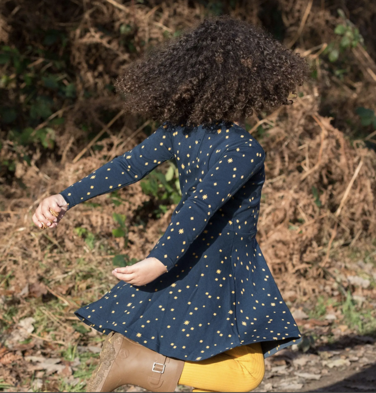 twinkle twinkle l/s spinny dress