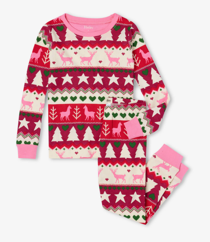 Holiday fair isle pajamas