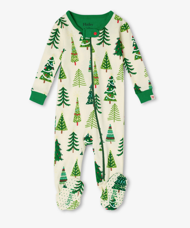 Christmas Tree glow in the dark footie