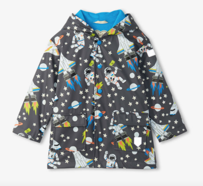 Outer Space color changing raincoat