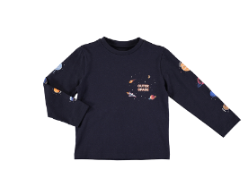 Mayoral  L/S Tee 4001 Outer Space