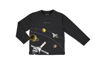 Mayoral L/S Tee 4004 Glow in the Dark Space