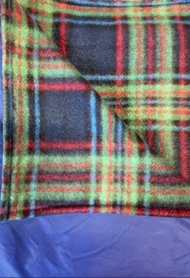 MROB Blue and Green Plaid on Royal Family Size
