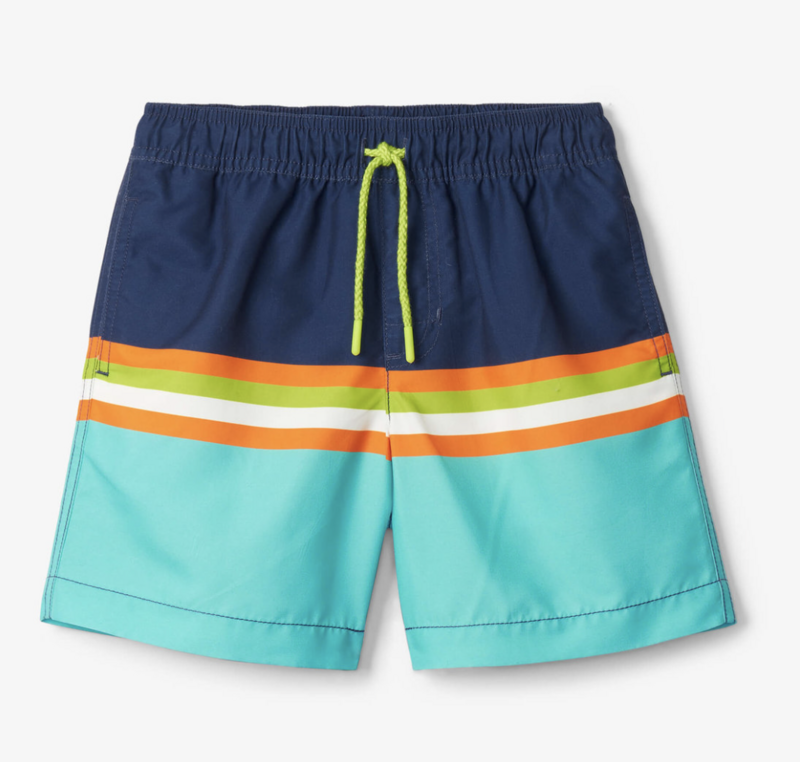 Turtle stripes swim trunks