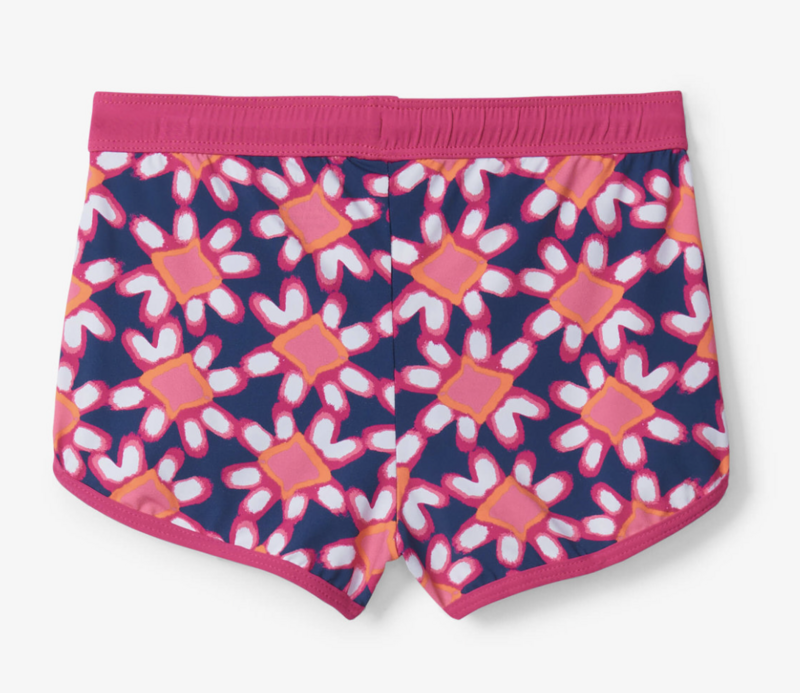 Shibori Flowers Swim shorts