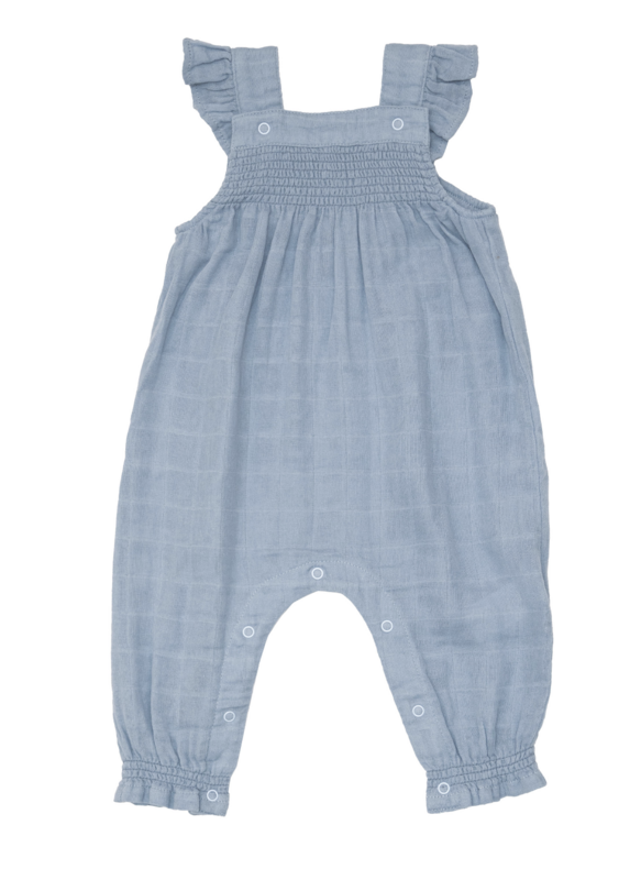 smocked coverall 