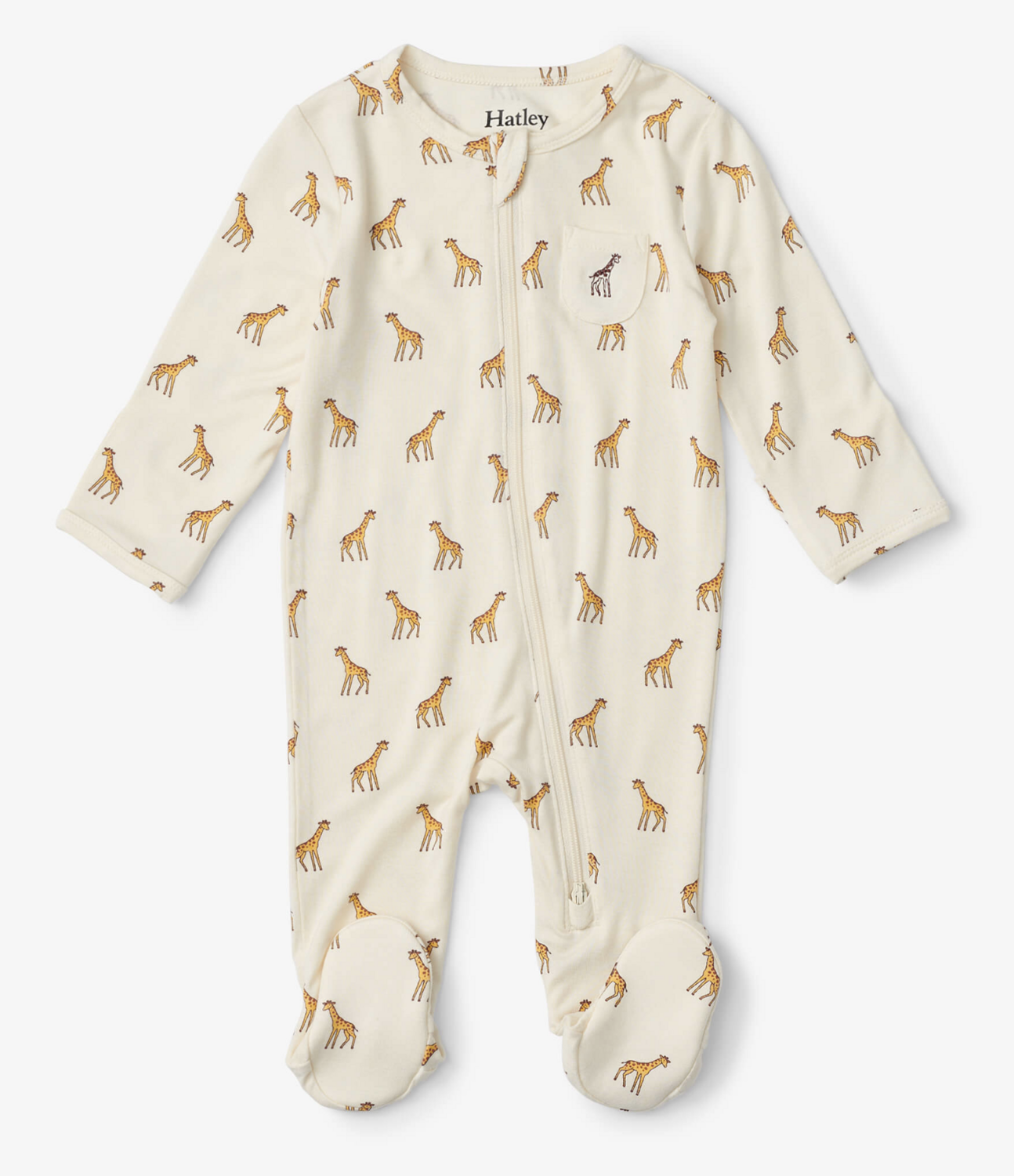 Little giraffes baby sleep gown and hat